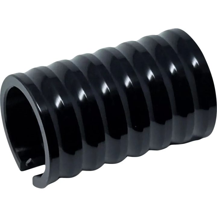 Oil Sending Unit Cover — Billet aluminum, black