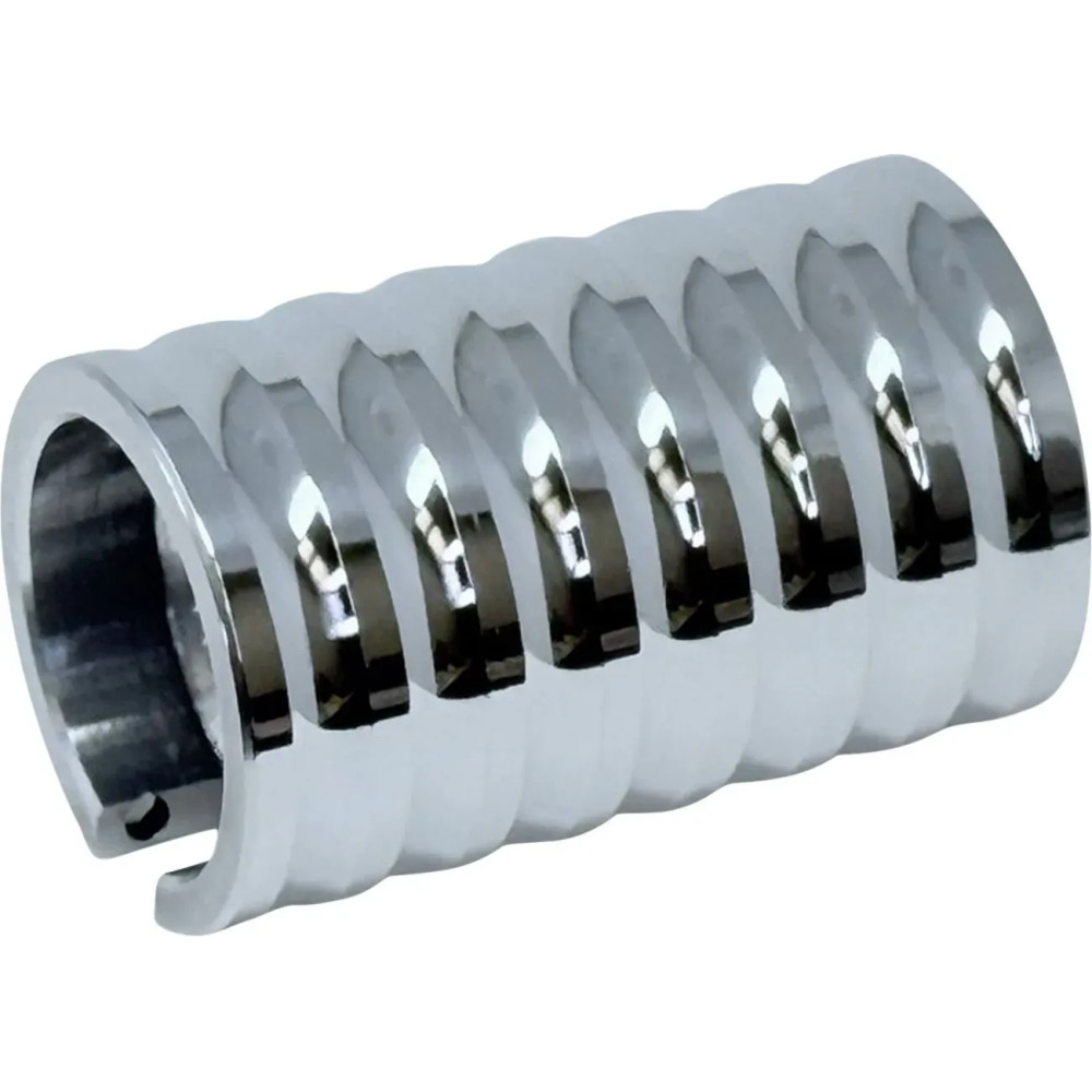 Oil Sending Unit Cover — Polished Silver, Billet Aluminum