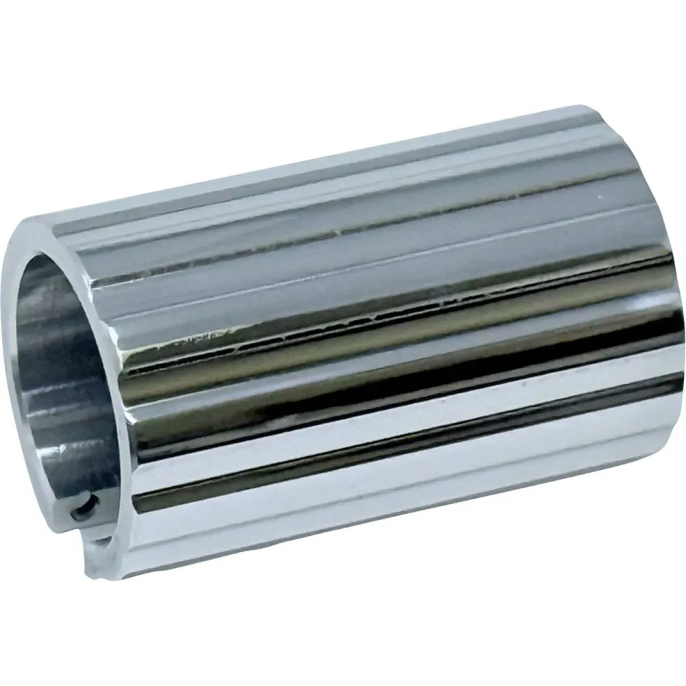 Oil Sending Unit Cover — Polished silver