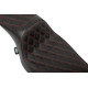 Extended Reach Predator III Seat — 29-1/2" length, 12" driver width, Black, Red