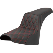 Lattice Stitch Step-Up Seat — 2-Up, 73.5 cm, Black