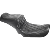 Tailwhip Seat — 2-Up, 10-3/4" driver, 7" rear, Black