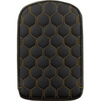 RoadSofa™ Honeycomb Sissy Bar Pad — Black, 28 cm (11")