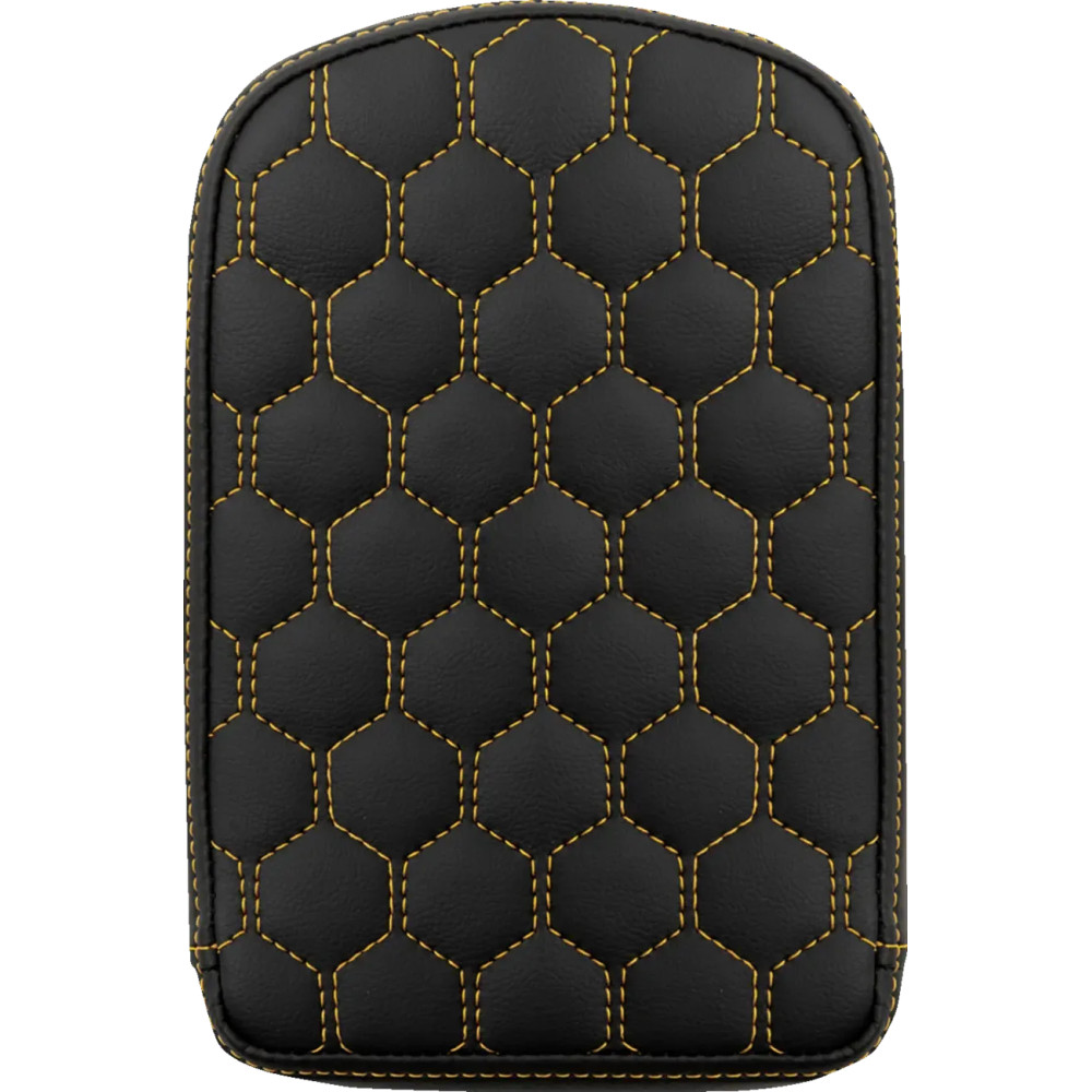 RoadSofa™ Honeycomb Sissy Bar Pad — Black, 28 cm (11")