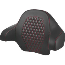 Honeycomb Tour Pack Backrest Pad — Tour-Pak®, Black, Red