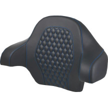 Honeycomb Tour Pack Backrest Pad — Tour-Pak®, Black, Blue