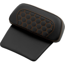 Honeycomb Chopped Tour Pak Pad — Chopped Tour-Pak, Black, Orange