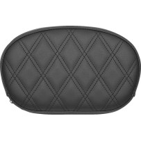 Mini Contour Sissy Bar Pad — Black, 10-1/2 in x 6-1/2 in