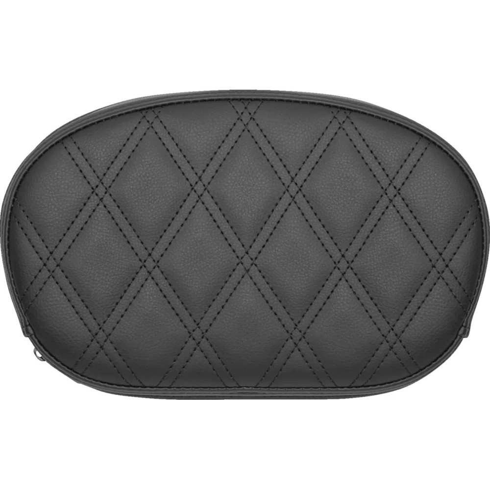 Mini Contour Sissy Bar Pad — Black, 10-1/2 in x 6-1/2 in