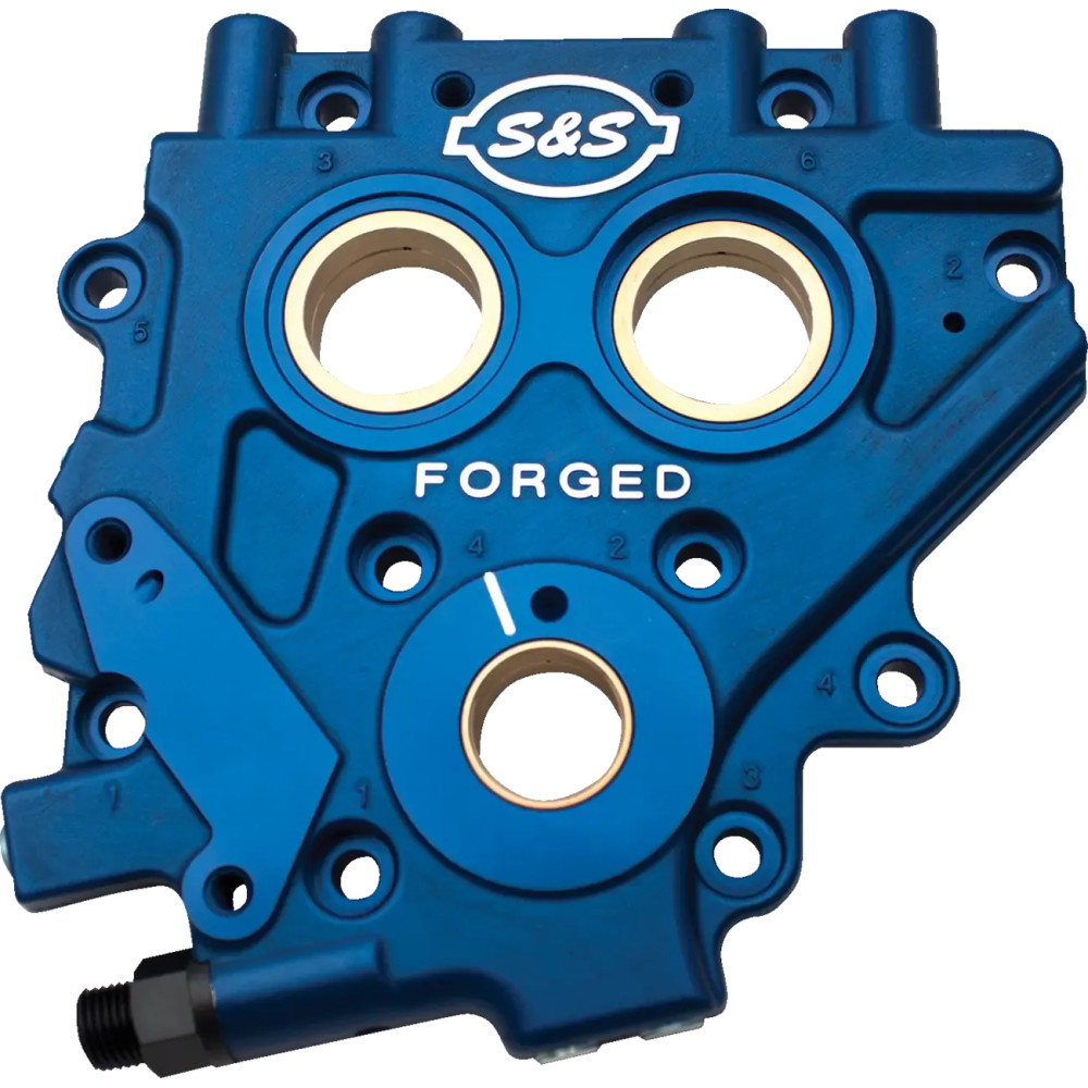 TC3 Cam Support Plate — Blue, Aluminum