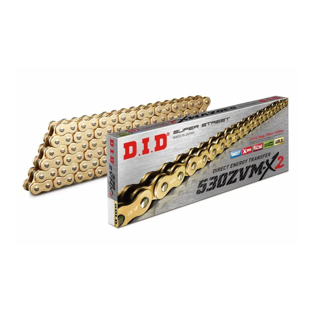 ZVM-X2 Chain — 530, 128 links, Gold