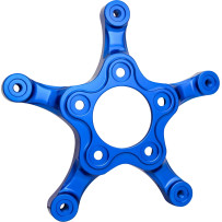 Spider Rotor Adaptor — 320 mm rotor, 5-bolt, 3.25" bolt circle, Blue