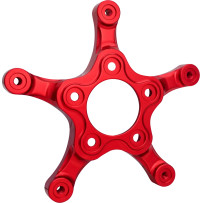 Spider Rotor Adaptor — 320 mm rotor, 3.25" bolt circle, Red