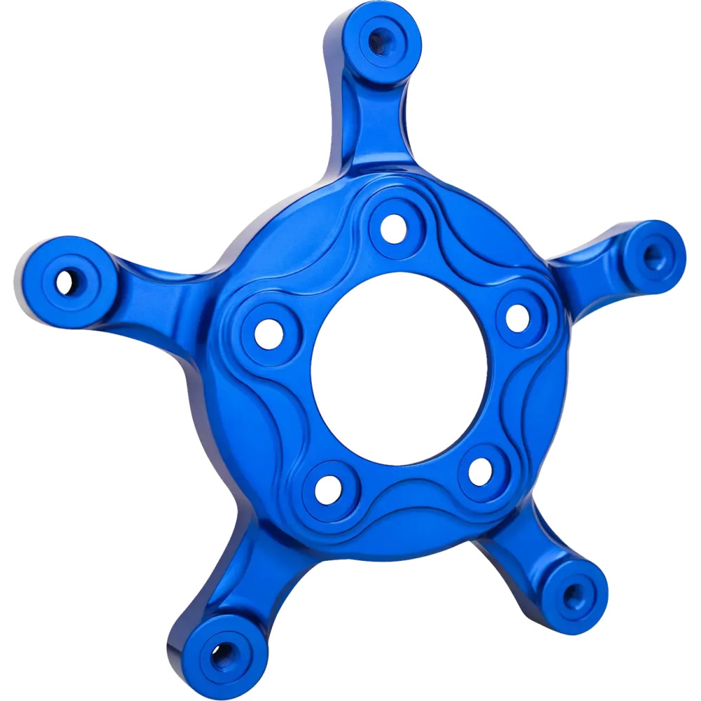 Spider Rotor Adaptor — 320 mm, 5-bolt, 3.25" bolt circle, Blue