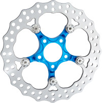 Spider Rotor — 320 mm, Blue, Chrome