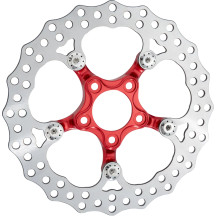Spider Rotor — 320 mm, Chrome, Red
