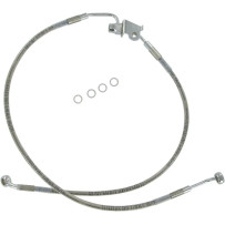 Stainless Steel Brake Line Kit — 42-3/8" , without ABS, Silver