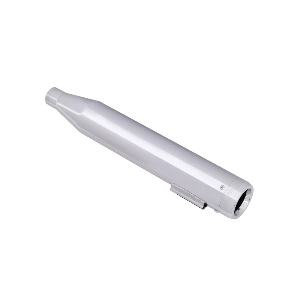 Silenciadores Slip-On dobles de 3" para Dyna — 3" de diámetro, cromado