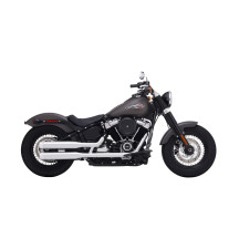 Silenciador Slip-On doble de 3.5" para Softails — 3.5" exterior, montaje derecho, cromado