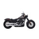 Silenciadores Slip-On dobles de 3,5" para Softails — 88,9 mm (3,5"), tapas cromadas