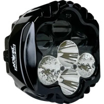 Shark Demon™ Universal LED Headlight — Front, Gloss Black