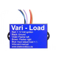 Vari Load Equalizador de Carga Digital — 56×37×17 mm, 7-18 V, 2×1–2×15 W
