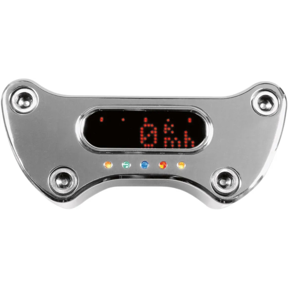 Handlebar Clamp — 25.4 mm (1"), black, polished finishes