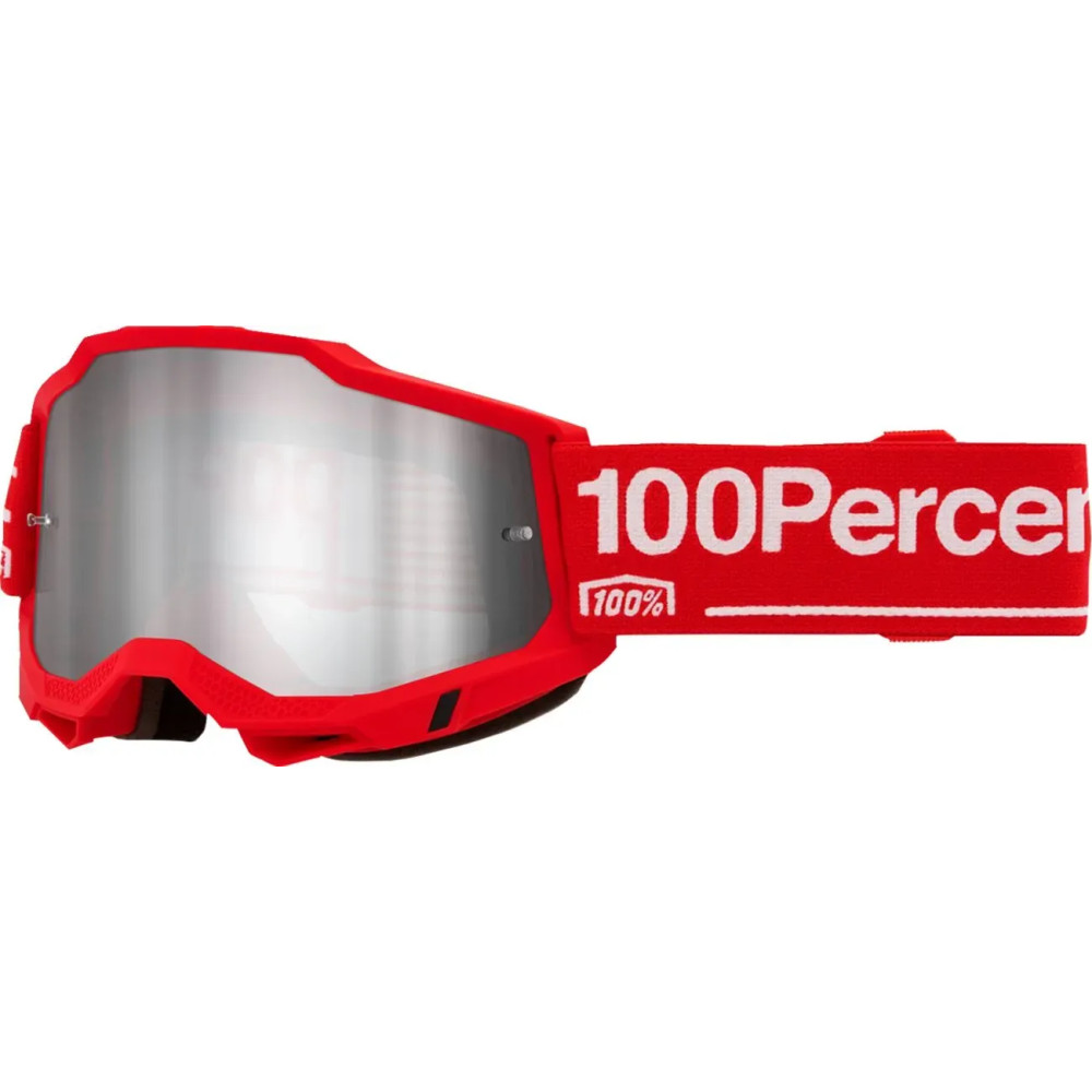 Accuri 2 Goggle — One Size, tear-off compatible, matte red
