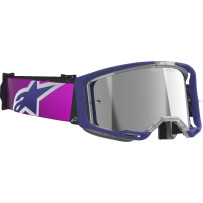 Vision 8 Corp Goggle — Mirrored lens, Purple, One Size