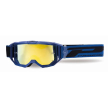 3300 Vision Go Goggles — One Size, Blue matte, Yellow mirrored lens