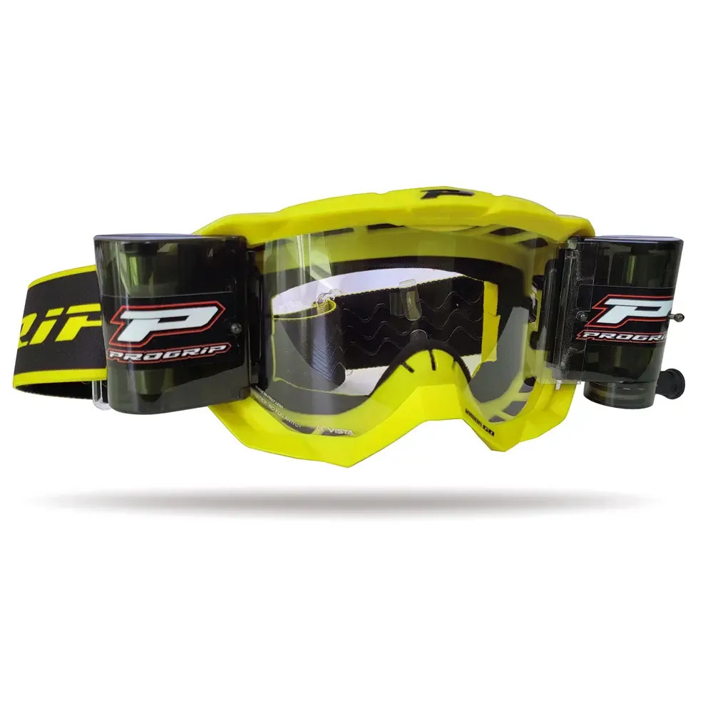 3300 Vision Go Goggles with XXL Roll-Off System — One Size, Fluorescent Yellow