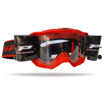 3300 Vision Go Goggles With XXL Roll-Off System — One Size, Red