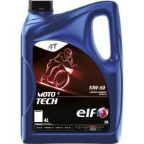 Oil Moto 4 Tech 10W-50 — 4 L (1.05 US gal), JASO MA2, API SN