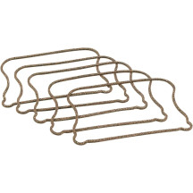 Replacement Rocker Box Cover Gaskets — 5-pack, lower mounting