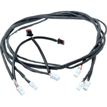 Handlebar Switch Harness — 50" total length, Black, Harley-Davidson®