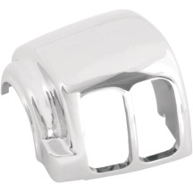 Kit de carcasa de interruptores para manillar — 25,4 mm (1"), cromo