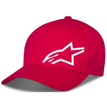 Corp Shift Multi Curved Bill Hat — S/M, Red