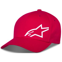 Corp Shift Multi Curved Bill Hat — L/XL, Red