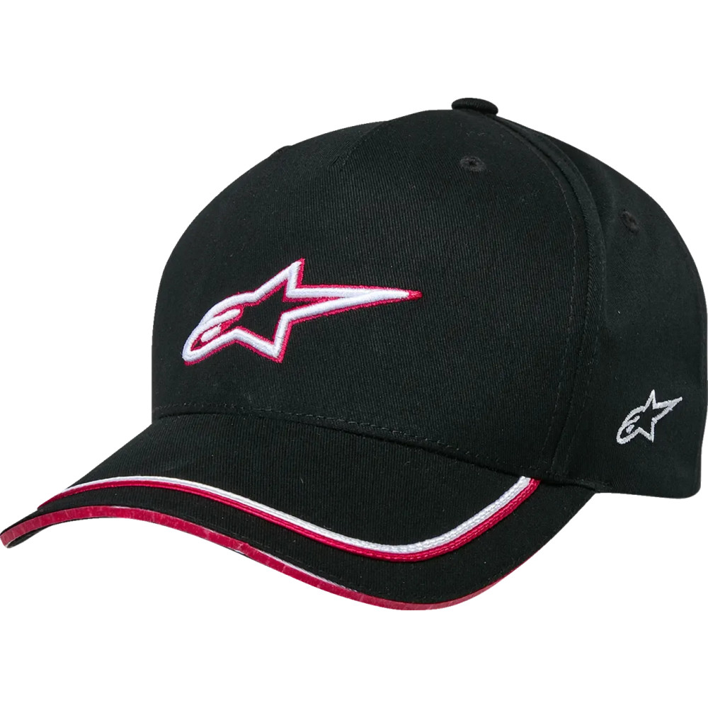 Ascension Curved Bill Snap Hat — One Size, Black