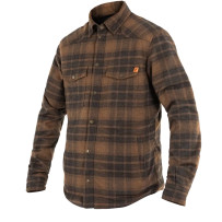 Motoshirt Jacket — Size S, 111 cm chest, brown