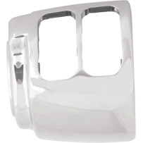 Kit de carcasa de interruptores para manillar — 25.4 mm (1") manillar, posición superior derecha, cromado