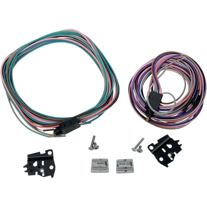 Kit de interruptores de manillar — 2 botones, montaje izquierdo/derecho/inferior, cromado