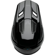 Fleet Blackout Helmet — 2XL, Black, Gloss