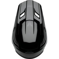 Youth Fleet Blackout Helmet — Youth, M, Black, Gloss