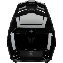 Youth Fleet Blackout Helmet — Size L, Black Gloss