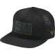 Gorra Stamp — Talla única, cierre snapback, Negro