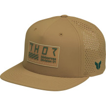 Stamp Hat — One Size, Snapback, Caramel