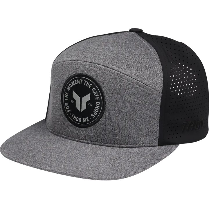 Gorra con parche — Talla única, Snapback, Negro