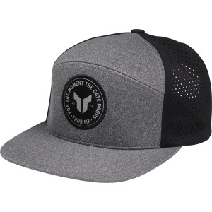 Badge Hat — One Size, Snapback, Black
