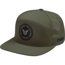 Badge Hat — Olive, Snapback, One Size